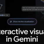 Google Gemini etkileşimli görsel