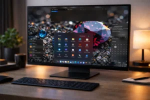 Windows 11’de görev çubuğunu şeffaf yapmak