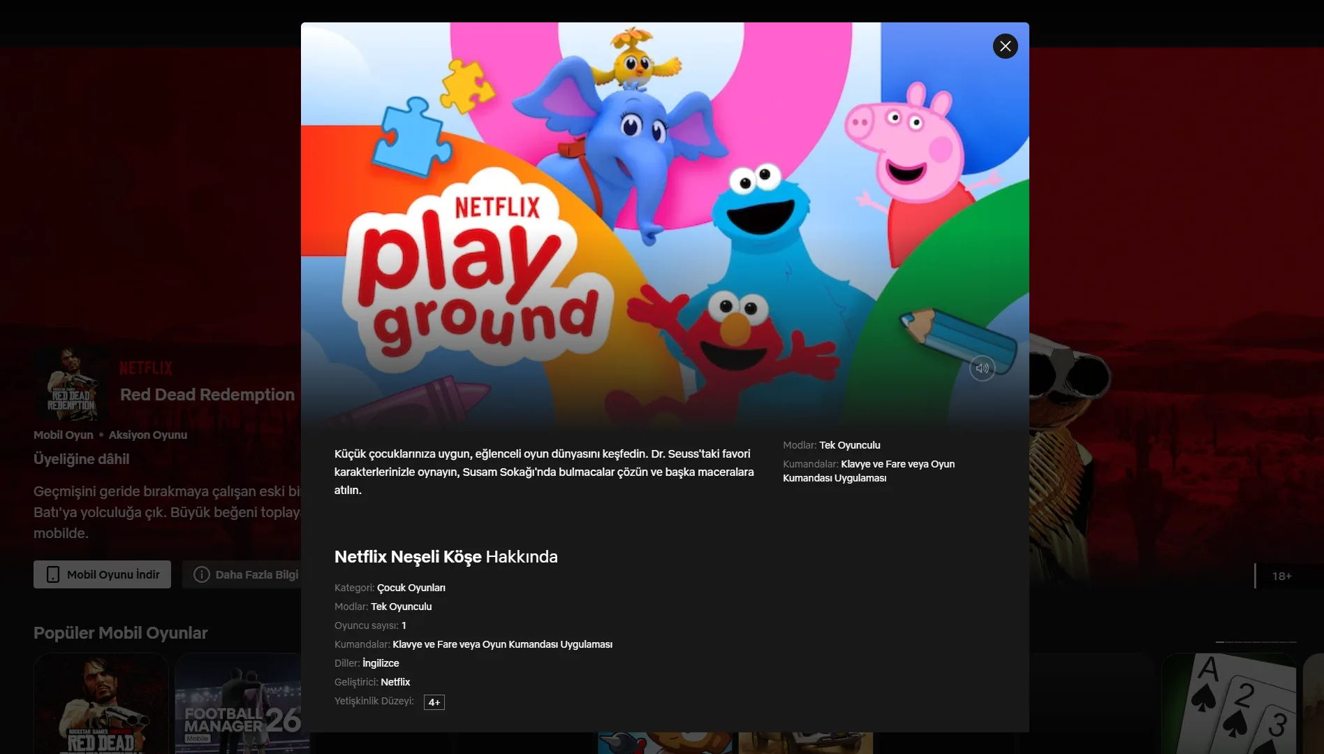 Netflix, Playground