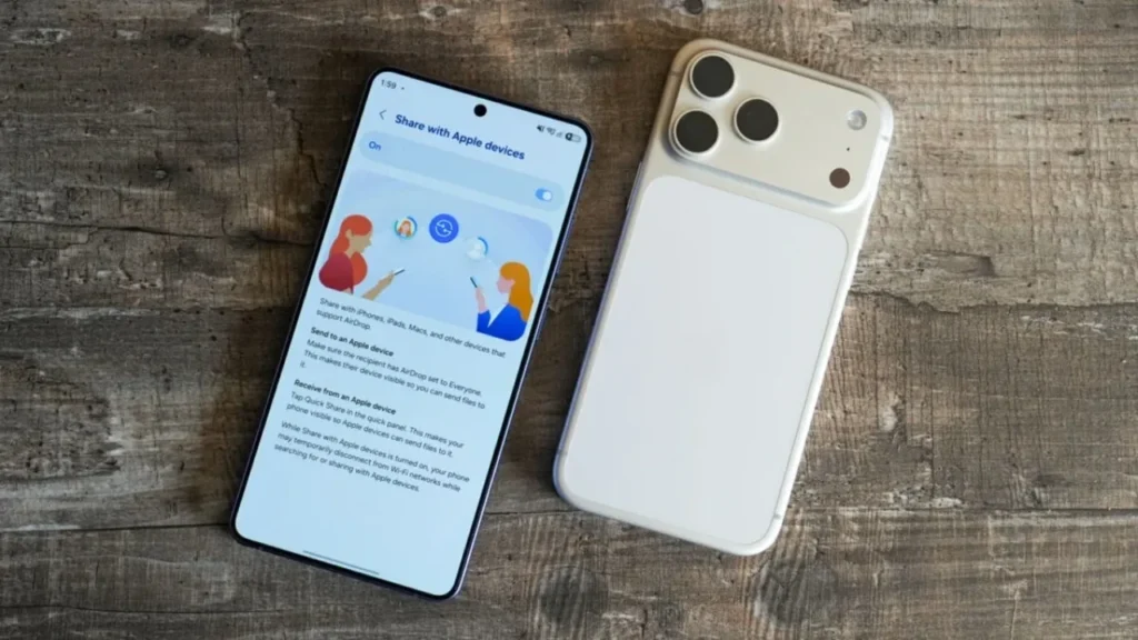 samsung airdrop iphone